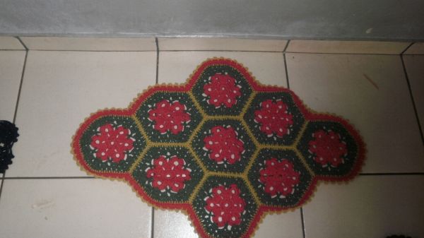 tapete com rosas